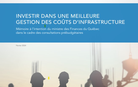 Mémoire à l'intention du ministre des Finances du Québec dans le cadre des consultations prébudgétaires - Février 2024